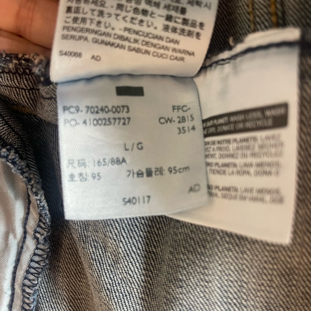 Levi's Dark Blue Jean Jacket - Picture 4 of 6